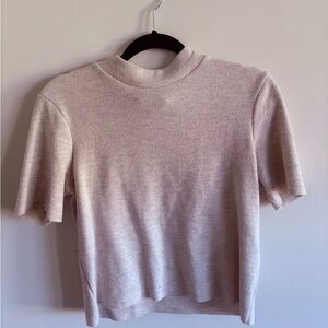 Zara Soft Cream Knit Top